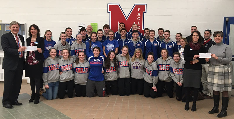 2016 messalonskee boys and girls basketball teams